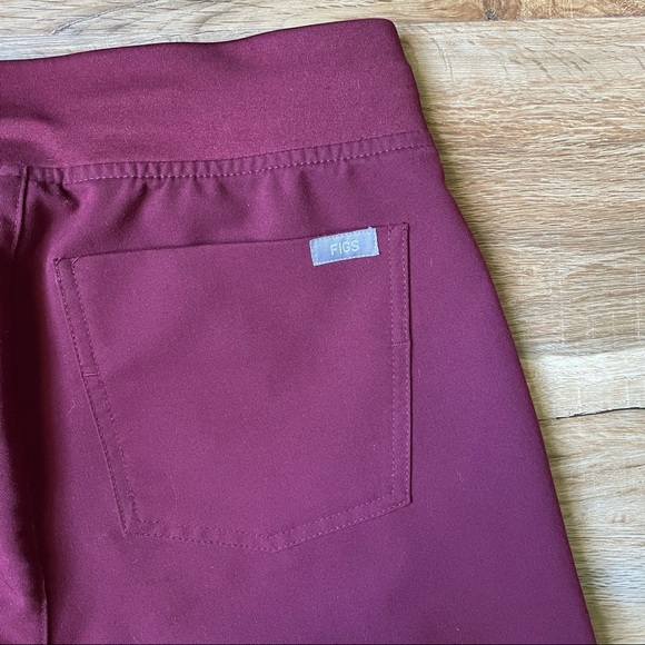 FIGS Burgundy Zamora Scrub Pants XXSP - Picture 5 of 5